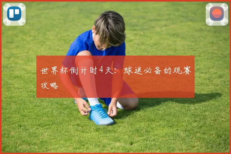 世界杯倒计时4天：球迷必备的观赛攻略
